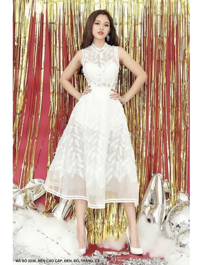 Đầm Ren Sát Nách - 2236