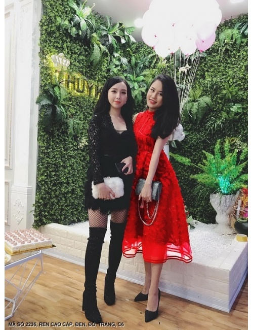 Đầm Ren Sát Nách - 2236