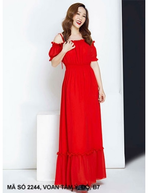 Đầm Dài 2 Dây - 2244
