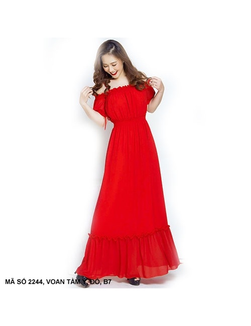Đầm Dài 2 Dây - 2244