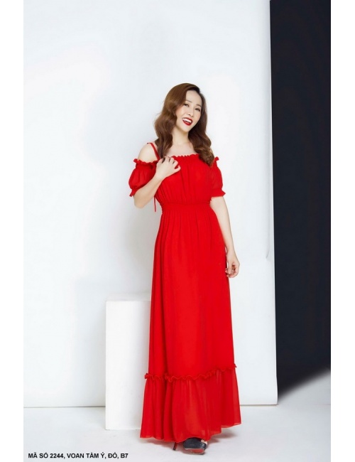 Đầm Dài 2 Dây - 2244