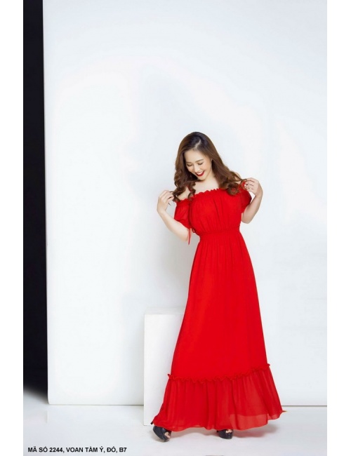 Đầm Dài 2 Dây - 2244