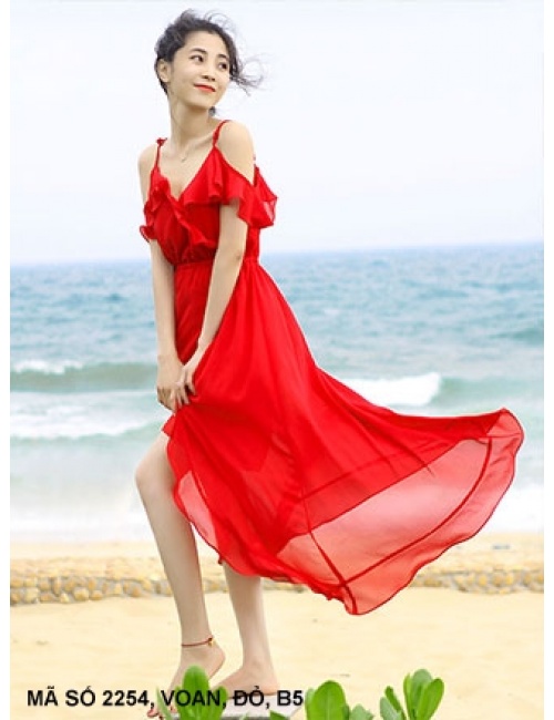 Đầm Dài 2 Dây - 2254