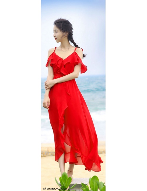 Đầm Dài 2 Dây - 2254