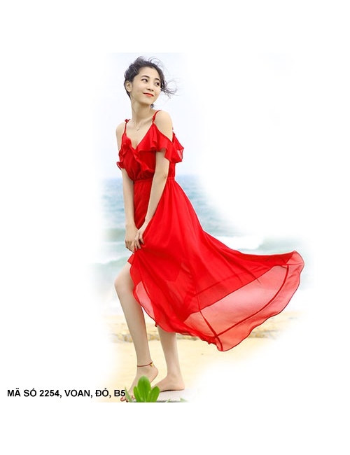 Đầm Dài 2 Dây - 2254