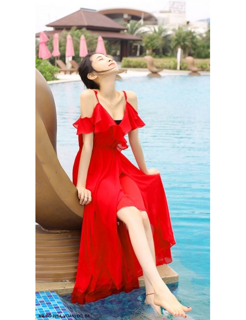 Đầm Dài 2 Dây - 2254