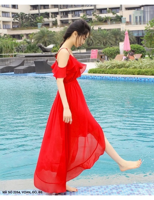 Đầm Dài 2 Dây - 2254