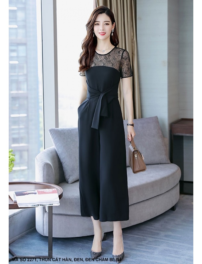 Đồ Bay Phối Ren Tay Ngắn - 2271