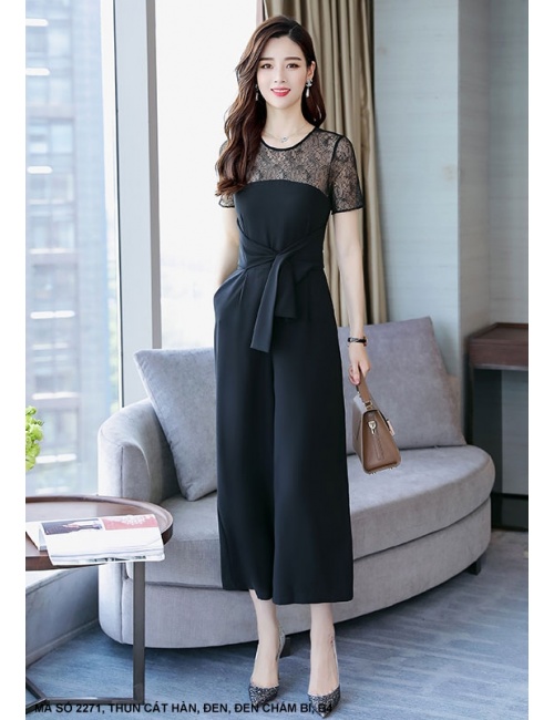 Đồ Bay Phối Ren Tay Ngắn - 2271