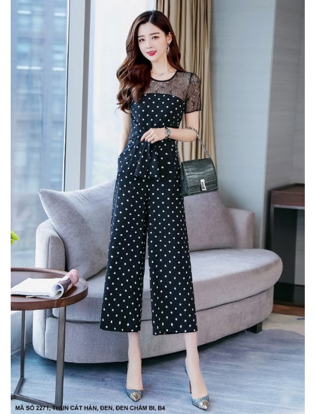 Đồ Bay Phối Ren Tay Ngắn - 2271