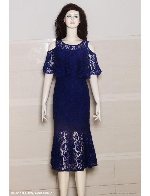 Đầm Ren Dạ Hội Hở Vai - 2275