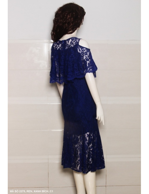 Đầm Ren Dạ Hội Hở Vai - 2275