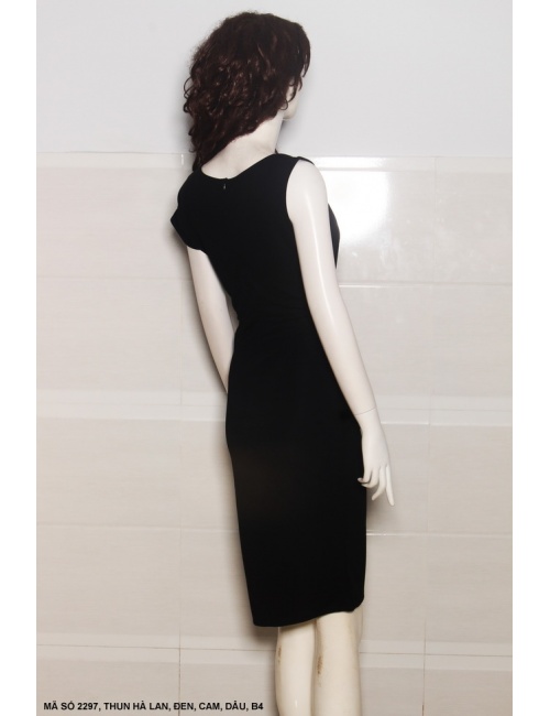 Đầm Lai Xéo Vai Lệch Dún Bên Hông - 2297