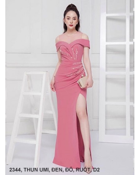 Đầm Dạ Hội Xẻ Lai Sang Trọng - 2344