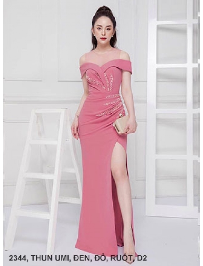 Đầm Dạ Hội Xẻ Lai Sang Trọng - 2344