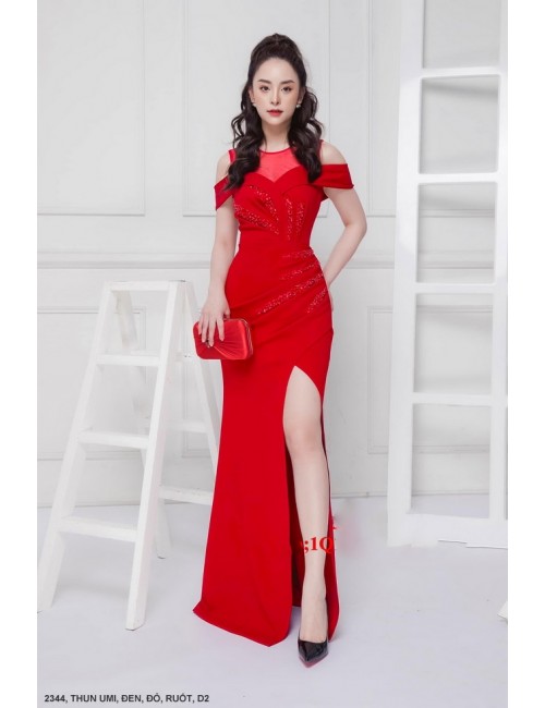 Đầm Dạ Hội Xẻ Lai Sang Trọng - 2344
