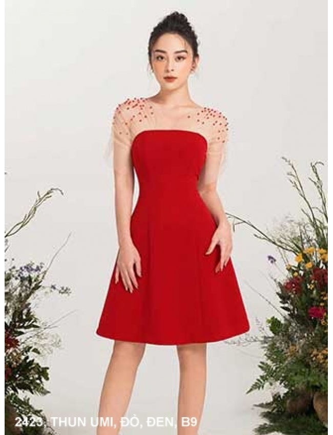 ĐẦM CÚP NGỰC PHỐI LƯỚI - 2423