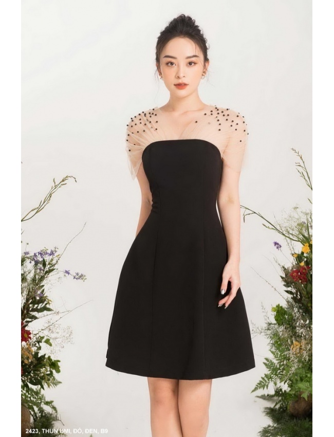ĐẦM CÚP NGỰC PHỐI LƯỚI - 2423