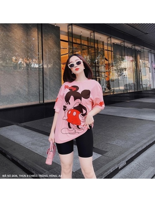 Đồ Bộ Lửng In Chuột Mickey - 2436