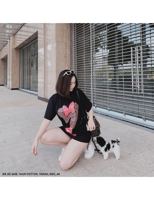 Áo Thun Tay Ngắn Cổ Tròn In Số 7