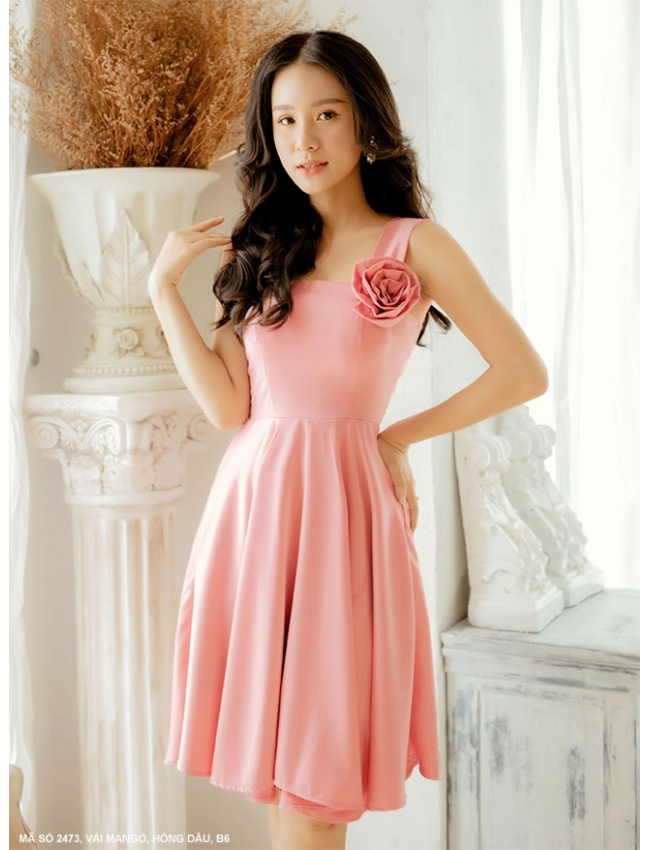 Đầm Xòe 1 Dây - 2473