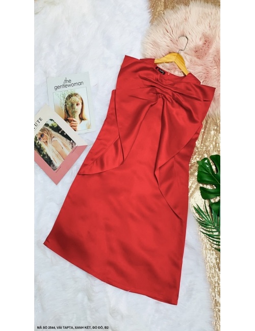 Đầm Dún Nơ Lớn Trước Ngực - 2544