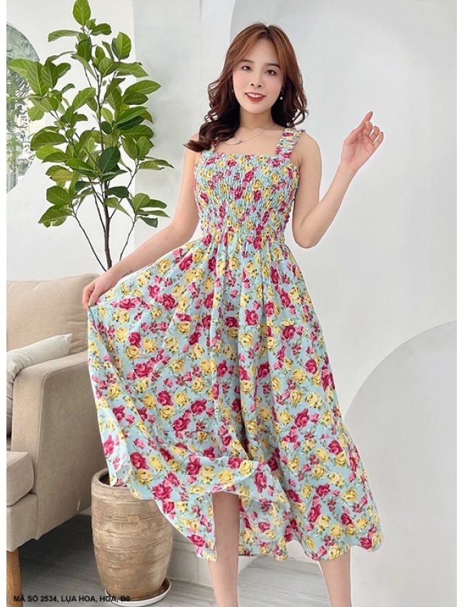 Đầm Maxi 2 Dây Xinh Xắn - 2534