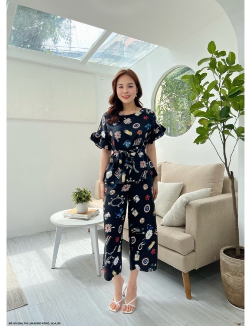 Bộ Lững Tay Dún Thắt Eo Xinh Xắn - 2546