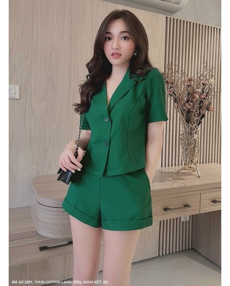 Bộ Short Vest Cá Tính - 2551