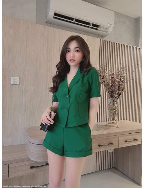 Bộ Short Vest Cá Tính - 2551