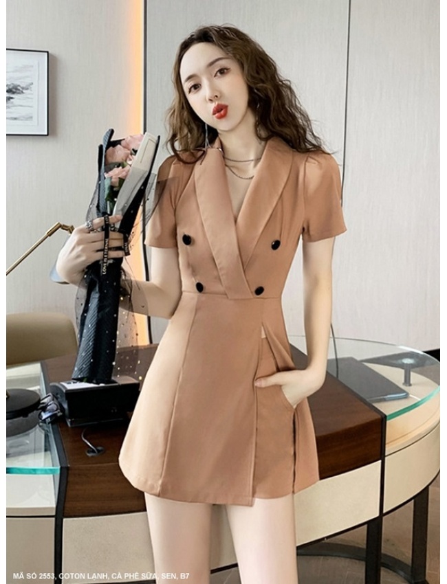 BỘ SỌT 4 NÚT XẺ LAI VÁY - 2553