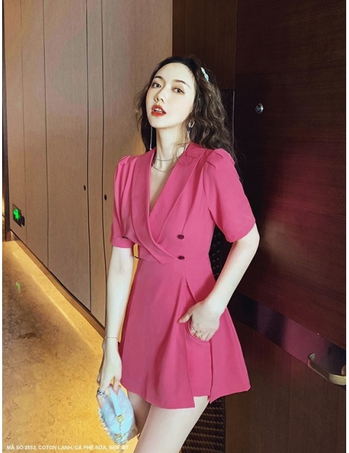 BỘ SỌT 4 NÚT XẺ LAI VÁY - 2553