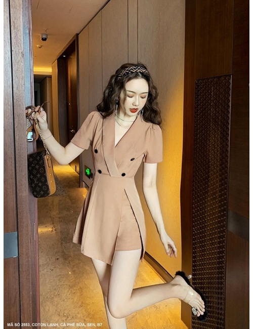 BỘ SỌT 4 NÚT XẺ LAI VÁY - 2553