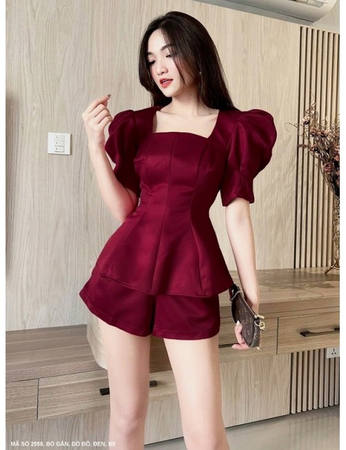 Bộ Sọt Cột Nơ Eo - 2558