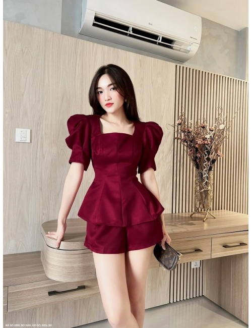 Bộ Sọt Cột Nơ Eo - 2558