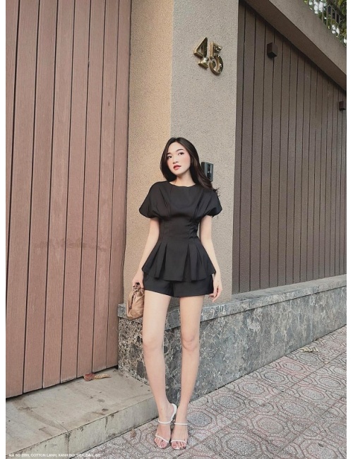 Bộ Sọt Xếp Ly Tay Cánh Dơi - 2559