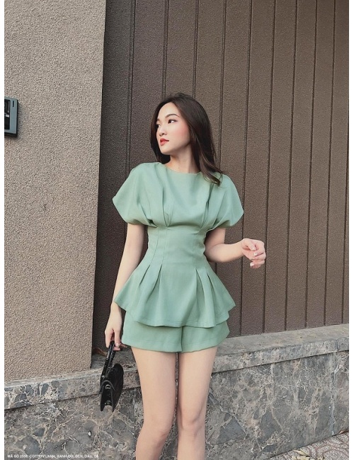 Bộ Sọt Xếp Ly Tay Cánh Dơi - 2559
