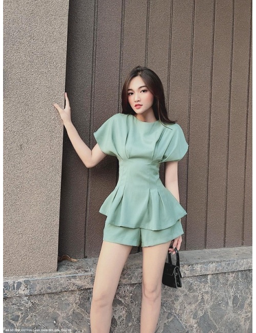 Bộ Sọt Xếp Ly Tay Cánh Dơi - 2559
