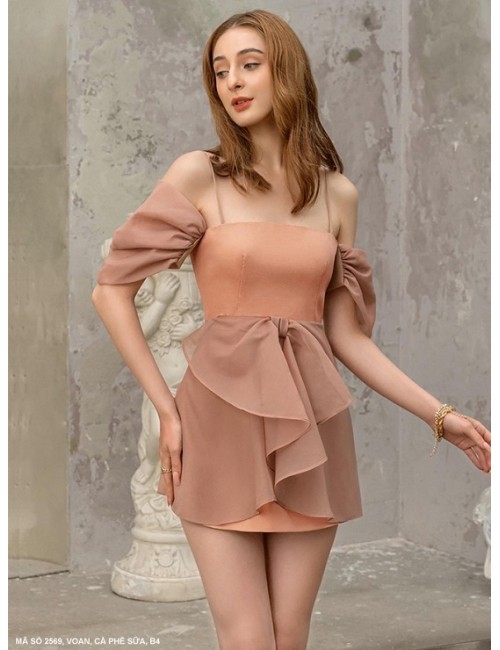 Bộ Ngắn Tay Voan Xinh Xắn - 2569