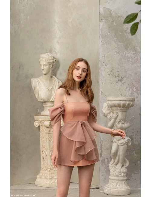 Bộ Ngắn Tay Voan Xinh Xắn - 2569