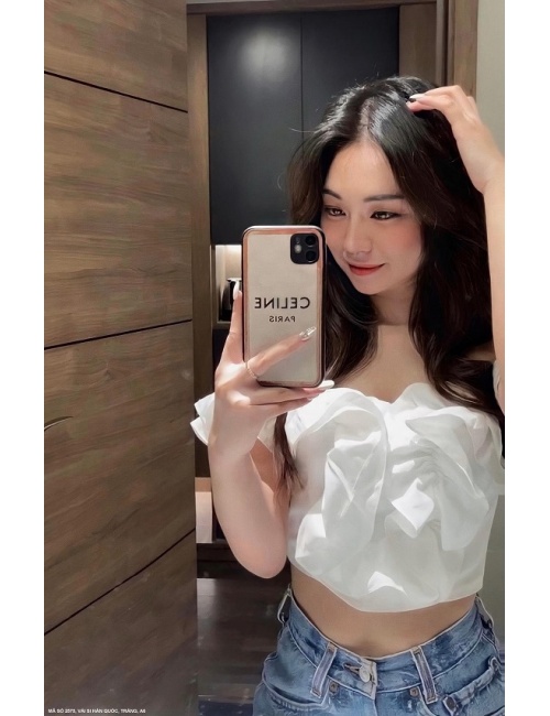 Áo Dún Bèo Trễ Vai Xinh Xắn - 2575