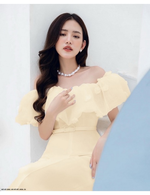 Đồ Bay Vai Dún Bèo Ren - 2585