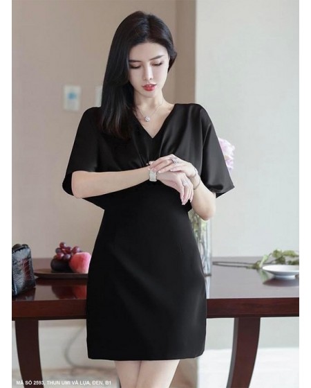 Đầm Dạo Phố Cổ Tim Tay Cánh Dơi - 2593