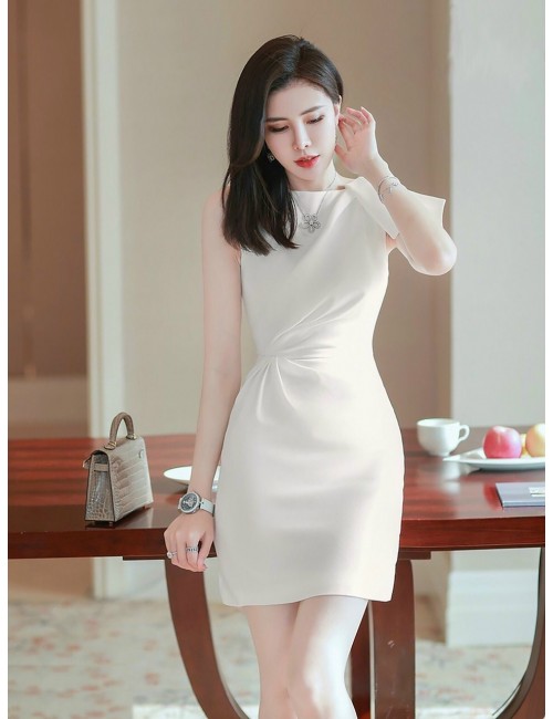 Đầm Ôm Cổ Thuyền Phối Nơ Sang Trọng - 9022