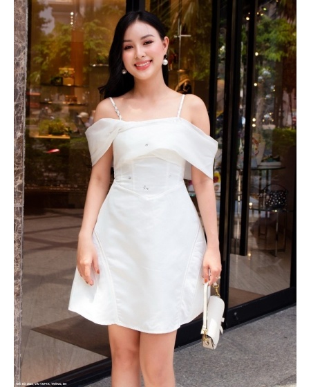 Đầm 2 Dây Trễ Vai Quyến Rũ - 2623