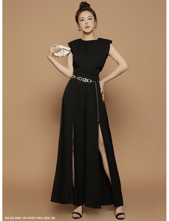 Bộ Áo Và Quần Dài Xẻ Tài Cá Tính - 2595