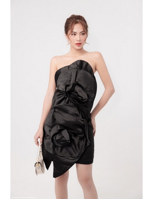 Đầm Ống 2 Hoa Hồng Lớn - 2607