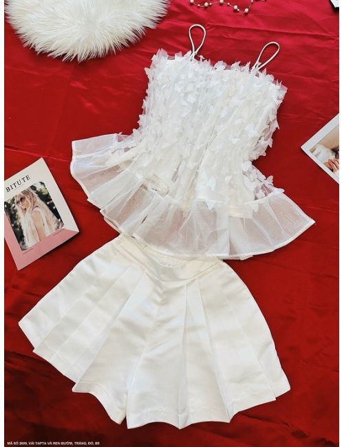 Bộ Áo Và Quần Ngắn. Áo Xòe Cá Tính - 2609