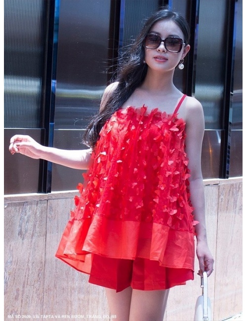 Bộ Áo Và Quần Ngắn. Áo Xòe Cá Tính - 2609