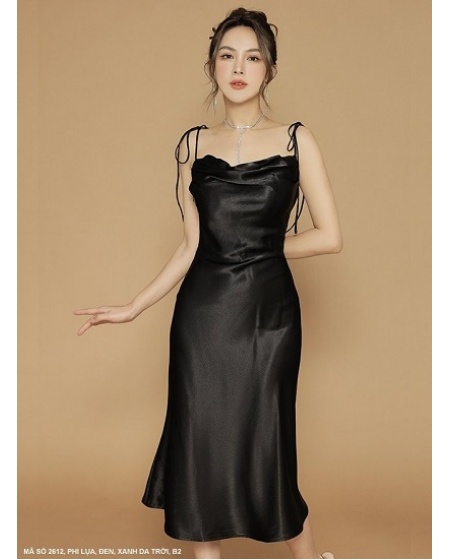 Đầm 2 Dây V Lưng - 2612